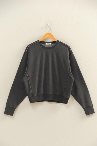 Raw Edge Sweatshirt