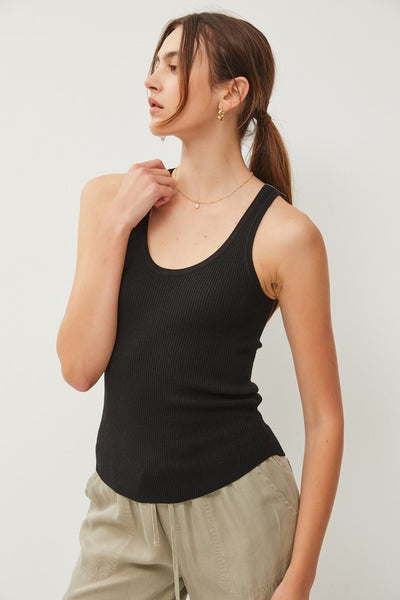 Solid Ribbed Scoop Tank