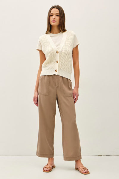 Chunky Waffle Knit Sweater Vest