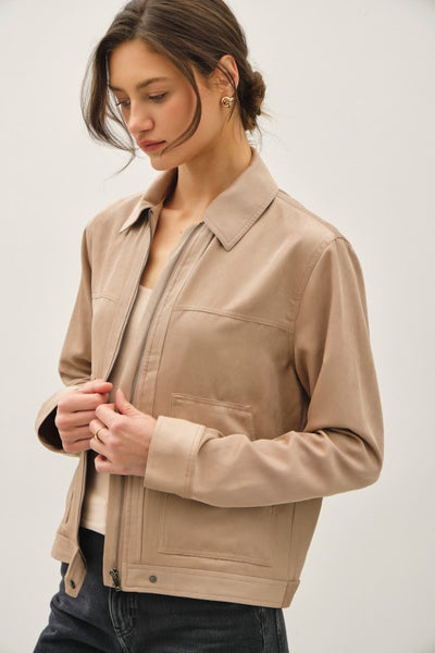 Suede Feel Jacket