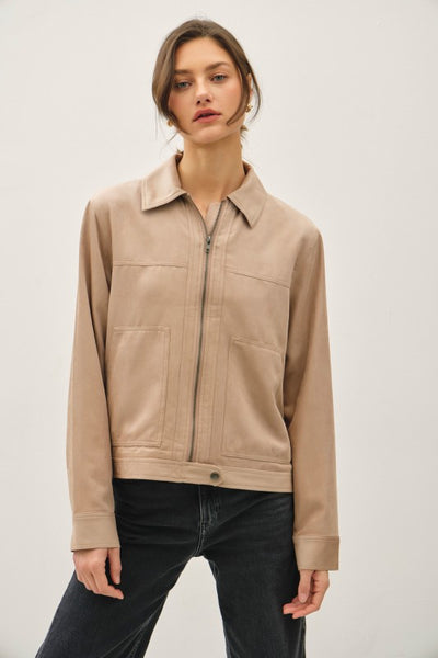 Suede Feel Jacket