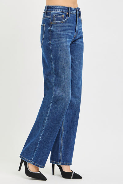 Tummy Control High Rise Straight Jeans