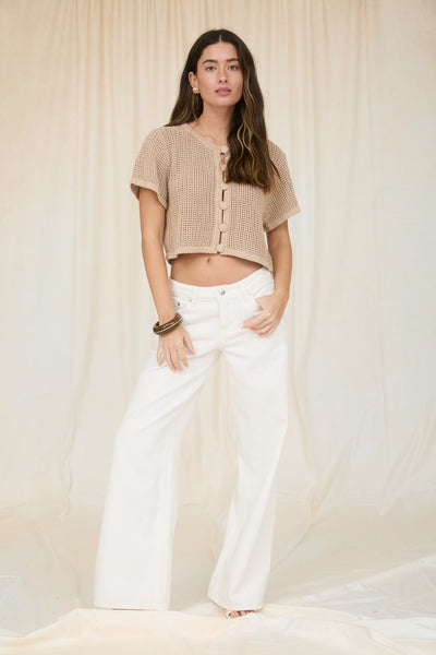 Crochet Button Cover Up