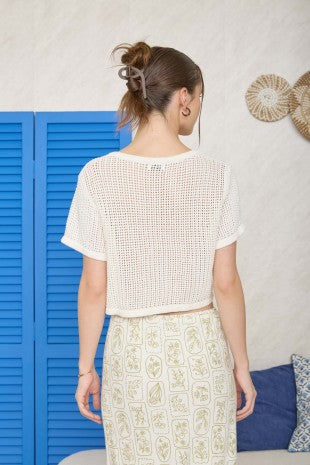 Crochet Button Cover Up