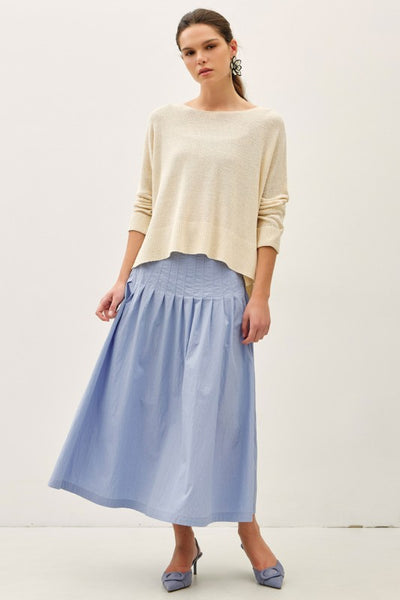 Breezy Boat Neck Longsleeve