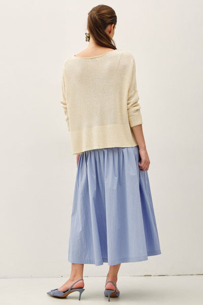 Breezy Boat Neck Longsleeve