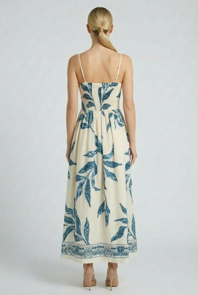 Cutout Bustier Midi Dress
