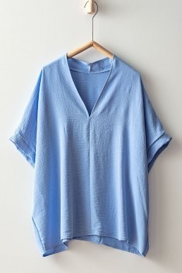 Effortless Boho V Neck Top