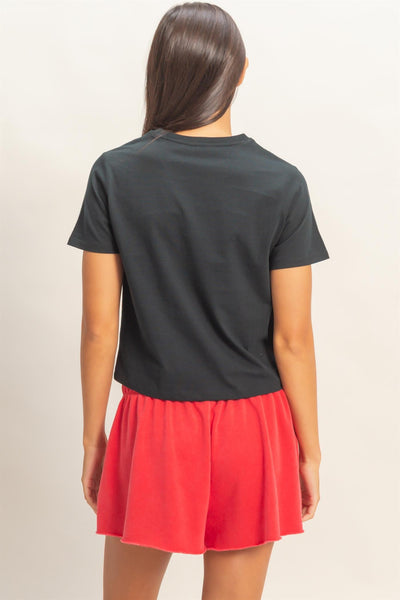 Cotton Crew Neck Tee