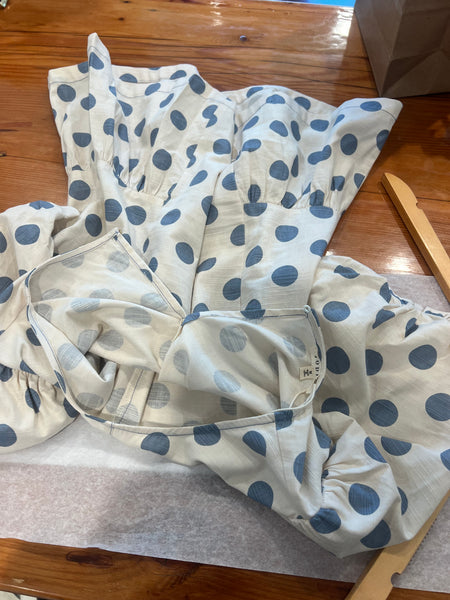Puff Sleeves Lovely Polka Dot Blouse