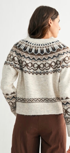 Nordic Wool Blend Cardigan
