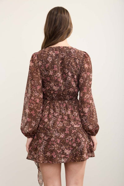 Paisley Wrap Dress