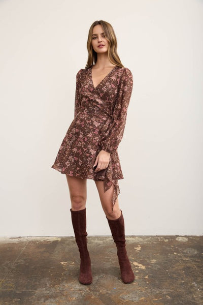 Paisley Wrap Dress