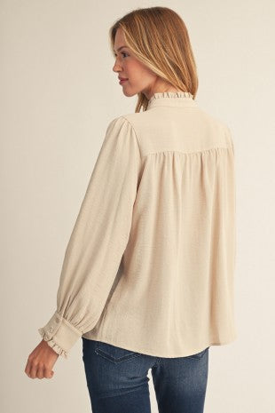 Front Pleat Blouse