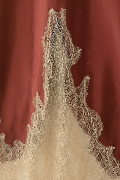 Contrast Lace Skirt