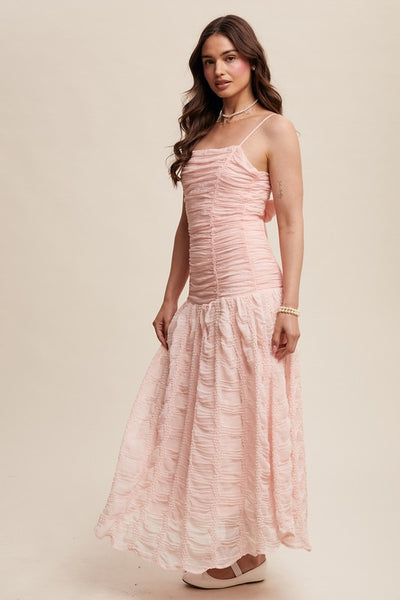 Elegant Bow Maxi Dress