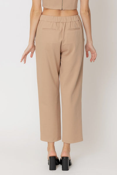 High Waisted Pleated Pants