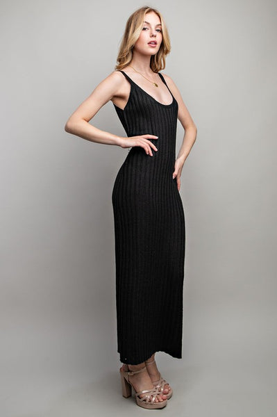 Ribbed Knit Maxi Dress