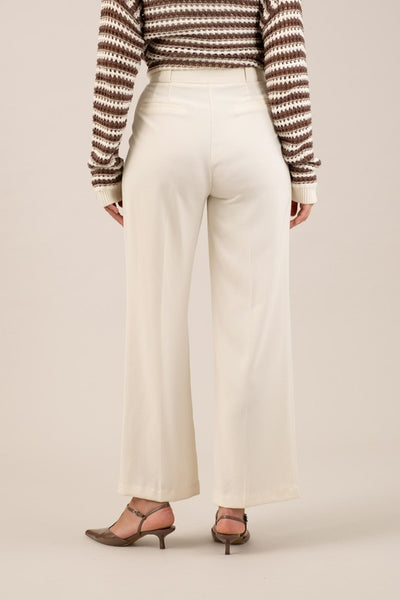 High Waist Pleated Dress Pants