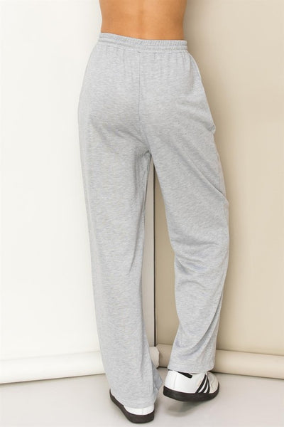 Drawstring Straight Jogger Pants