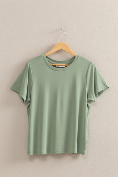 Basic Round Neck T Shirt