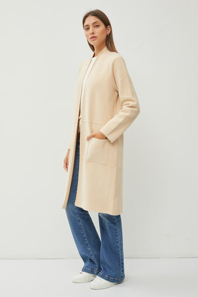 Sleek Cardigan Coat