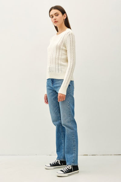 Classic Cable Knit Sweater