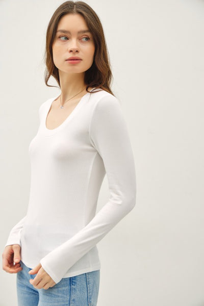Modal U Neck Longsleeve