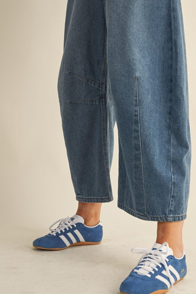Drawstring Barrel Pants