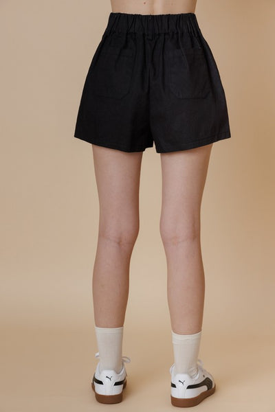 Cotton High Waist Shorts