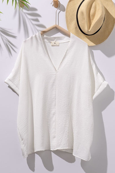 Oversized Short Sleeve Top