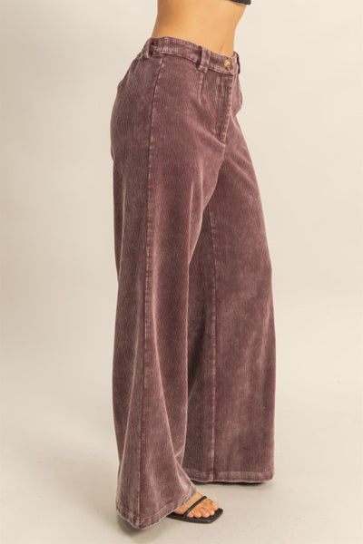 Washed Corduroy Trousers