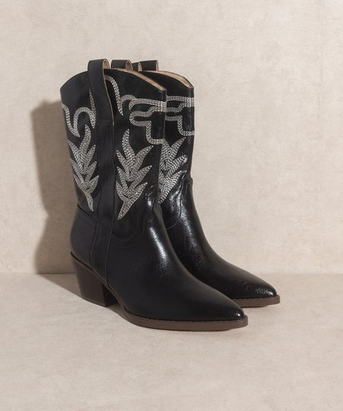 Sephira Embroidered Short Boot