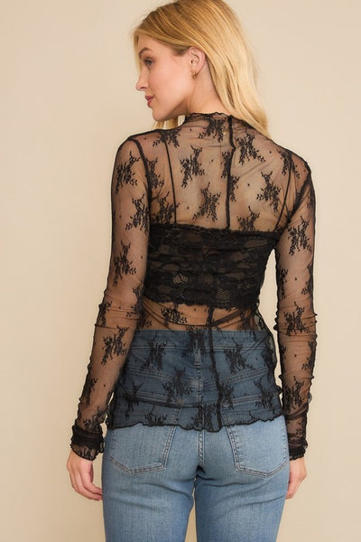 Mesh Lace Top