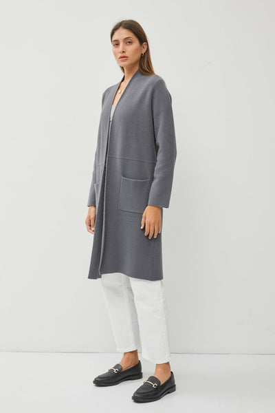 Sleek Cardigan Coat