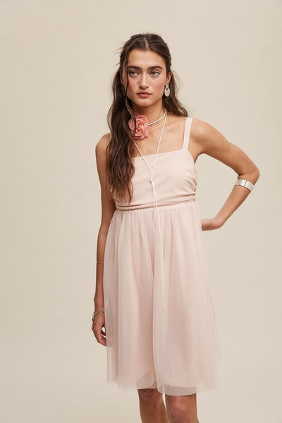 Tulle Babydoll Dress
