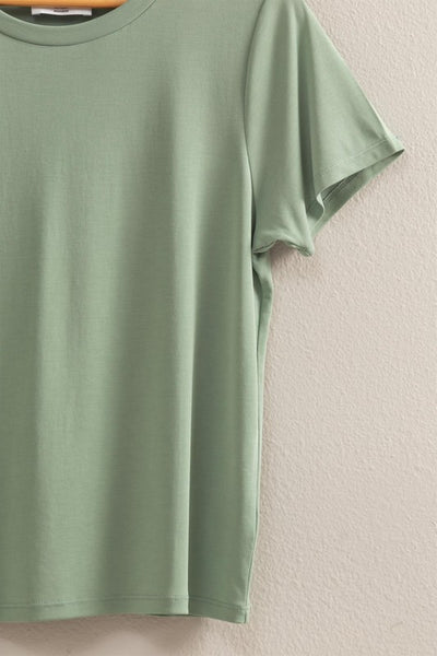 Basic Round Neck T Shirt