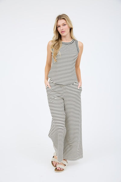 Stripe Knit Lounge Pants