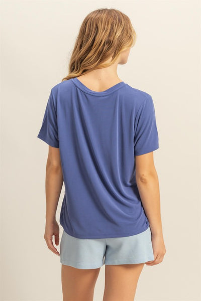Basic Round Neck T Shirt