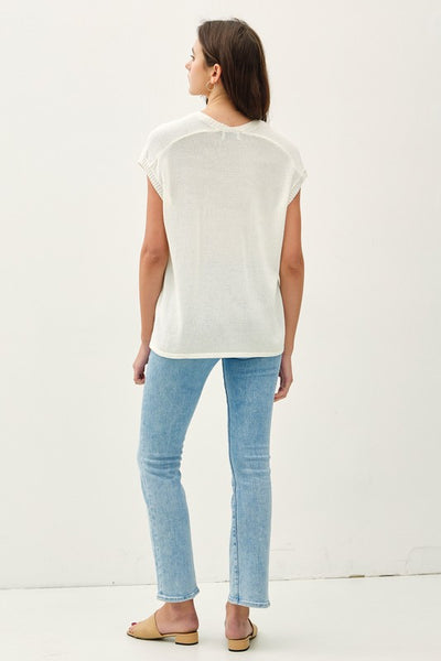 Chunky Ribbed Sweater Tank