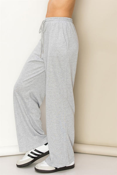 Drawstring Straight Jogger Pants