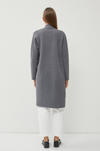 Sleek Cardigan Coat