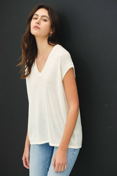 Chunky Ribbed Sweater Tank