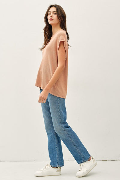 Chunky Ribbed Sweater Tank