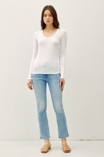 Modal U Neck Longsleeve