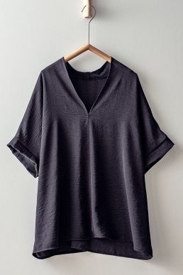 Oversized Short Sleeve Top