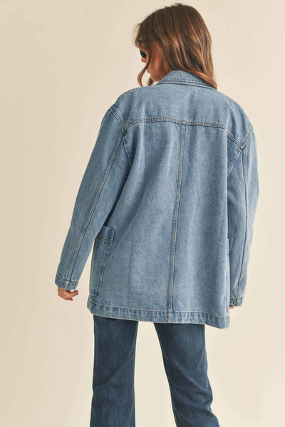 Denim Oversize Blazer