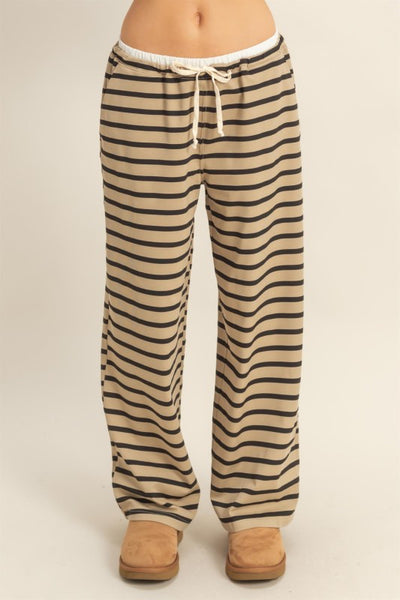 Striped Knit Lounge Pants
