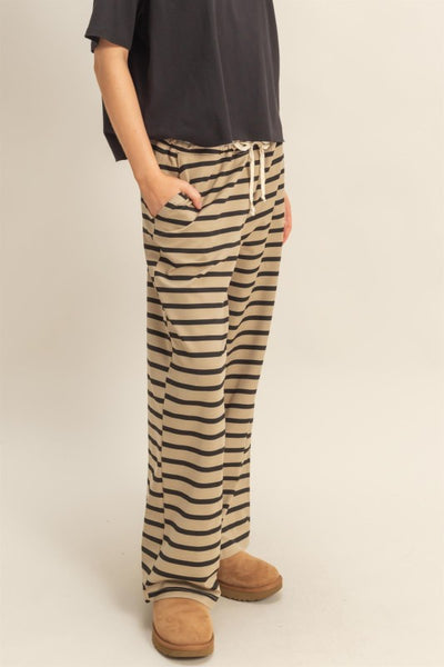 Striped Knit Lounge Pants
