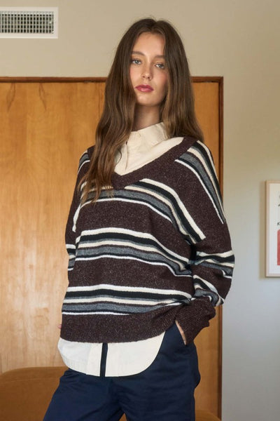 Stripe Multicolour Knit Sweater